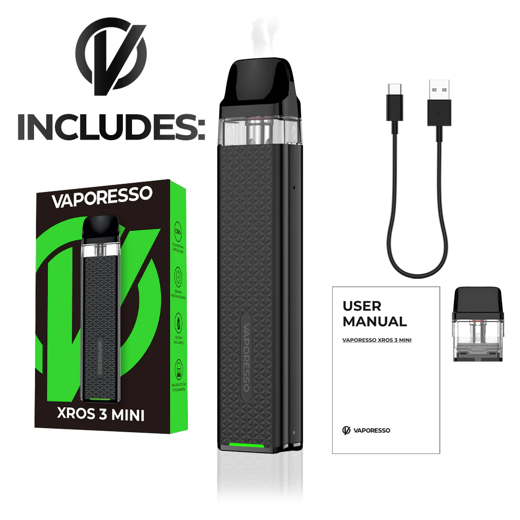 VAPORESSO - XROS 3 MINI | KIT POD SYSTEM 1000mAh